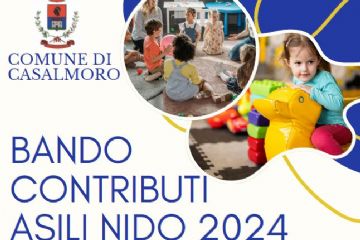 Bando contributi asili nido 2024 - SCADENZA 14/04/2025